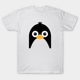 Cute Vector Penguin Face T-Shirt